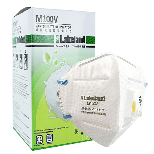雷克蘭M100V （工業(yè)裝）帶呼吸閥防塵口罩