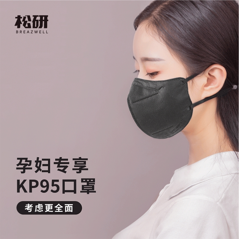 松研P80 kp95折疊式活性炭防塵口罩