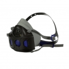 3M HF-802SD硅膠半面罩帶揚(yáng)聲器振動(dòng)膜防毒面具Secure Click中號(hào)面罩