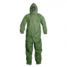 Dupont杜邦Tychem2000 SFR帶帽連體防護(hù)服QS127T GR