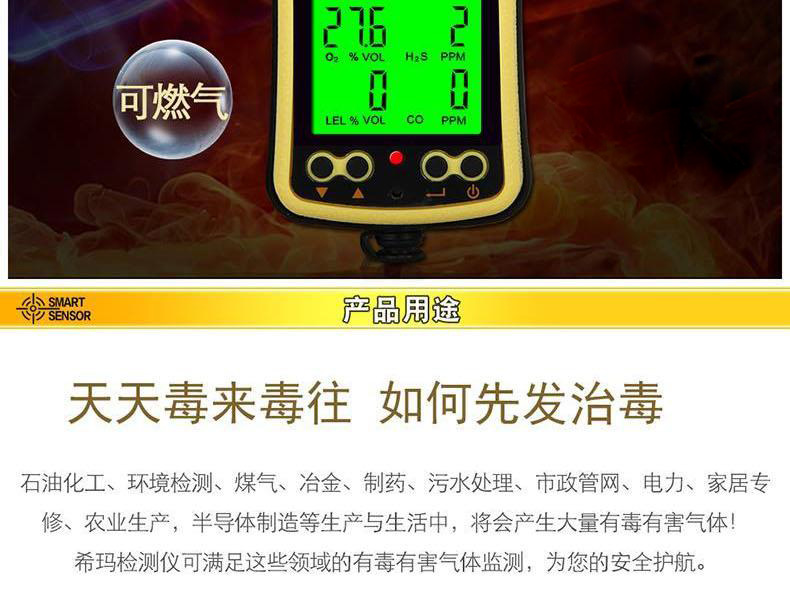 ?，擜S8900四合一氣體檢測(cè)儀圖3