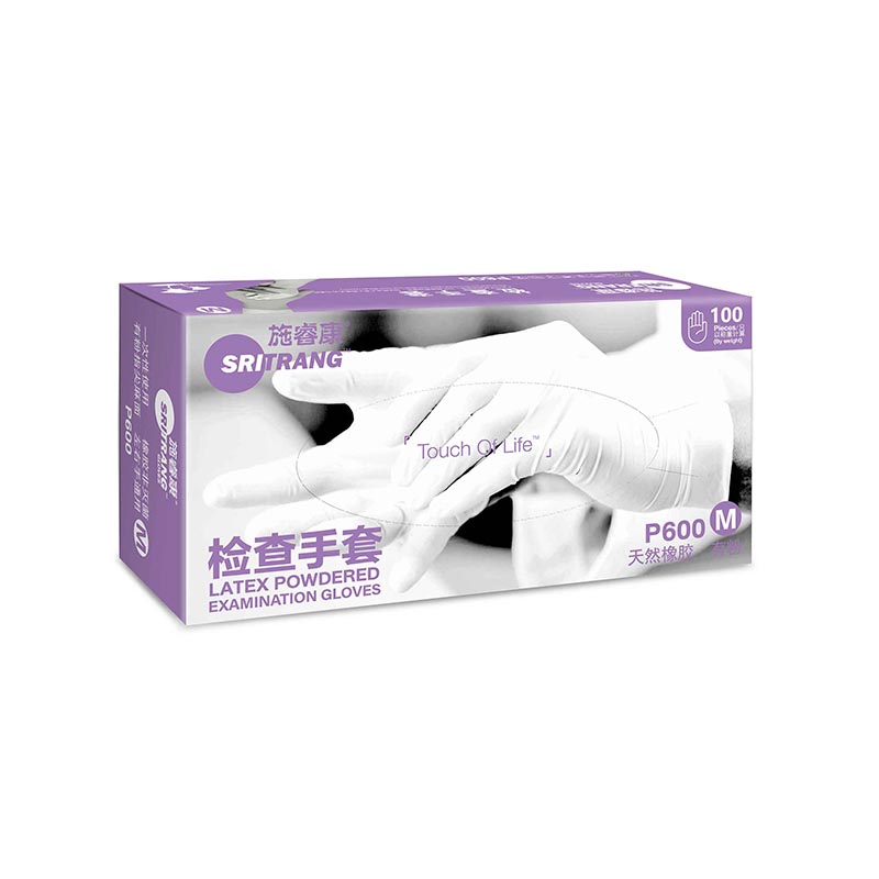 施?？礟600天然乳膠檢查手套圖片