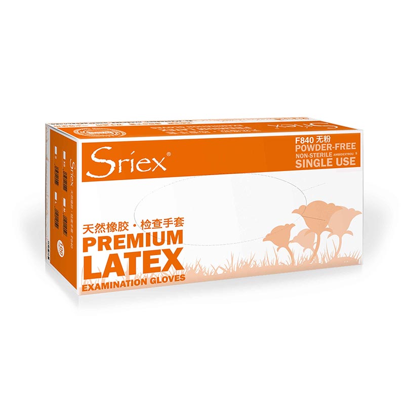 施?？礢riex F840天然乳膠檢查手套圖片