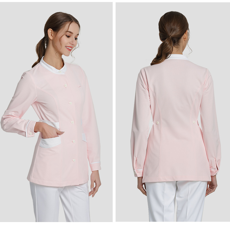 樂倍康NC166粉色長(zhǎng)袖護(hù)士服圖片1