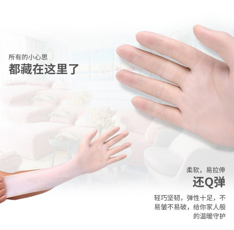 施?？礔850一次性無粉非滅菌橡膠檢查手套圖片7