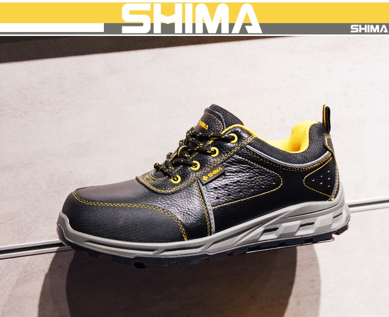 SHIMA?，擠16002-2鋼包頭防滑防砸安全勞保鞋圖片6