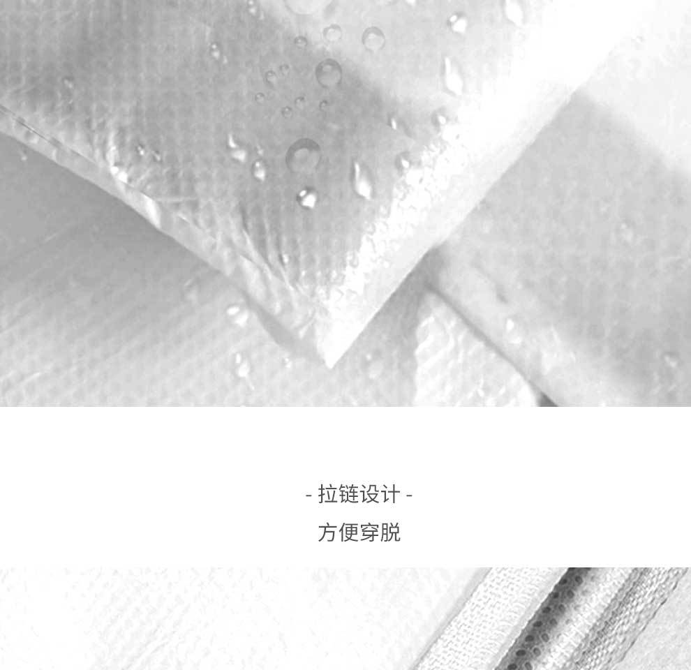 漢盾HD-BP616帶帽連體式限次使用工業(yè)防護服8