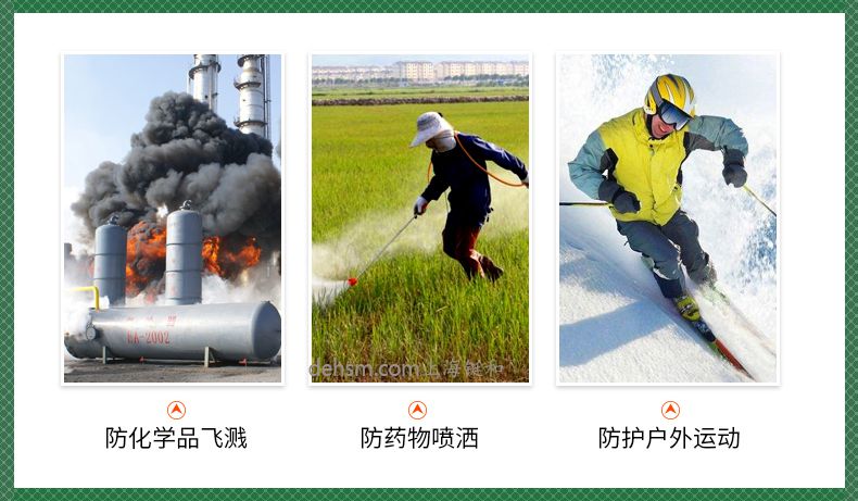 雷克蘭G1510護目鏡防化學品飛濺，農藥噴灑